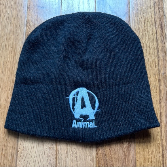 Unisex Embroidered Animal BLK Durable Acrylic Winter Beanie/Hat/Skull Cap|Grunge - Picture 2 of 8